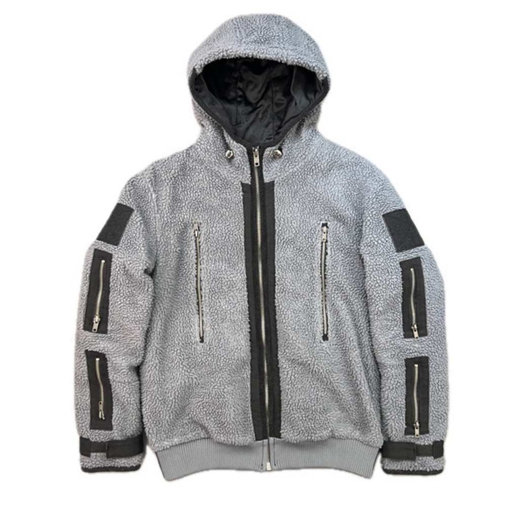 Japanese Zip Up Cargo Hoodie